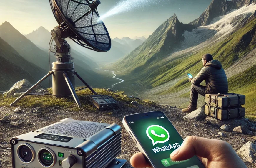 WhatsApp Vía Satélite JabaSat portatil